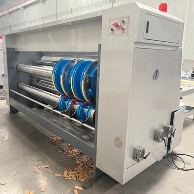 качество  PLC Control Rotary Slotting Machine With 4 Groups Knives Designed To Improve Slotting Accuracy And Operational Efficiency Фабрика