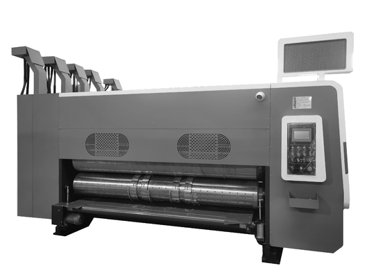 Высокоскоростная печатная машина гофрированной бумаги Flexo для рифлевания