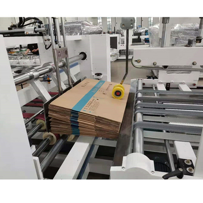 Высокоскоростная полностью компьютеризированная рифленая машина 3KW Gluer папки коробки
