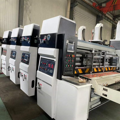 Печатная машина Flexo коробки управлением PLC ISO рифленая с прорезать штабелеукладчик вырезывания плашки