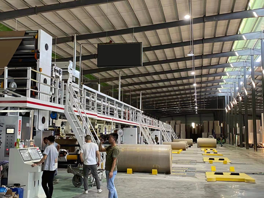 Картонная коробка PLC 45KW делая быстрый ход машины