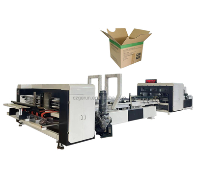 Складчатость коробки коробки и клеить папку Gluer машины