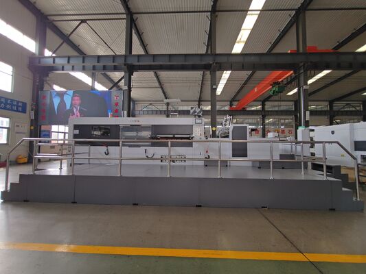 MYQ1500 Fully Automatic Die Cutting And Creasing Machine Classic Lead Edge Feeder Model