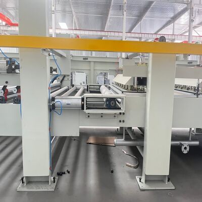 Двухвальный гофростанок для производства гофрокартона, тяжелые прижимные валы