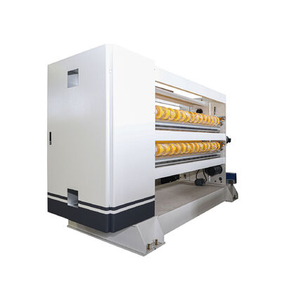 Линия производства гофрокартона с двойным NC-резаком и прецизионным резом ±1 мм, компьютерное управление, спиральный поперечный резак и система управления ПЛК