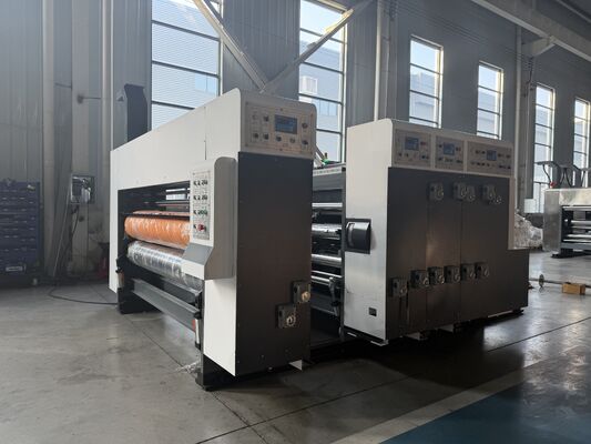 Corrugated Carton Flexo Printing Machine With Advanced Control System Enabling Precise Adjustment Of Printing Parameters