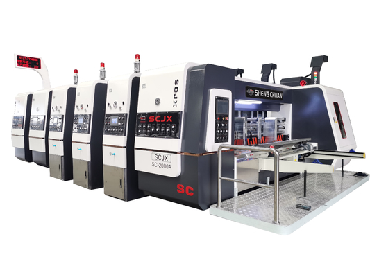 Автоматическая коробка Flexo коробки 1224 печатая торгового автомата вырезывания плашки для коробок коробки