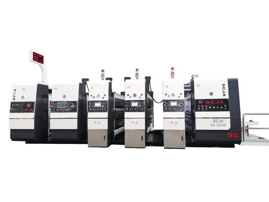 Край руководства кормить принтер Flexo с принтером Flexo цвета резца плашки двойным с Slotter