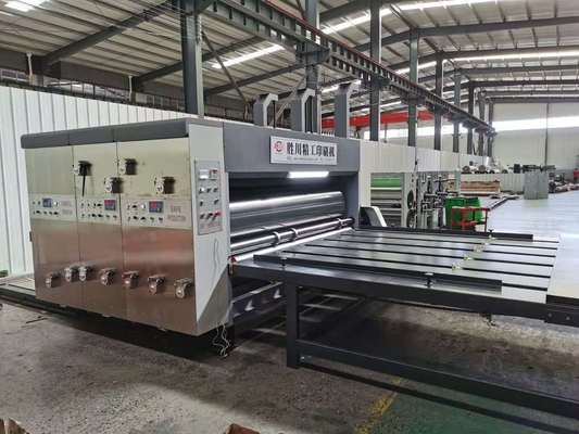 Пресса печатной машины Flexo коробки Semi автоматической коробки рифленая для картона