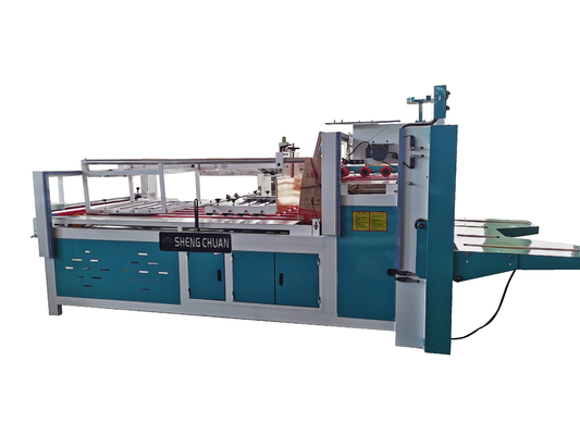 3 слоя Semiauto гофрировал машину Gluer папки коробки для коробки клея складчатость