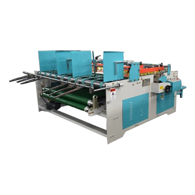 машина Gluer папки коробки руководства 3.2kw рифленая для делать бумажной коробки PP