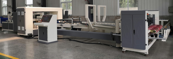 Автоматическая машина брошюровщицы Gluer папки для рифленой упаковки