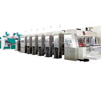 Встроенное промышленное предприятие коробки коробки Flexo автоматическое для рифленых коробок