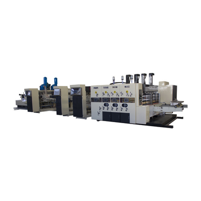 Высокоскоростная роторная папка Gluer Slotter Flexo последовательно с резцом плашки
