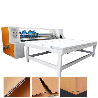 Semi автоматическая рифленая роторная машина Slotter для Creasing Paperboard